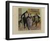 Good Lord! Sir, I Am Forced Toleave for the Country,Let My Wife Keep You Company-Honore Daumier-Framed Giclee Print