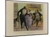 Good Lord! Sir, I Am Forced Toleave for the Country,Let My Wife Keep You Company-Honore Daumier-Mounted Giclee Print