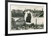 Good Luck from London, Scenes-null-Framed Premium Giclee Print