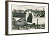 Good Luck from London, Scenes-null-Framed Art Print