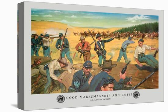 Good Marksmanship and Guts-Hugh Charles Mcbarron Jr.-Stretched Canvas