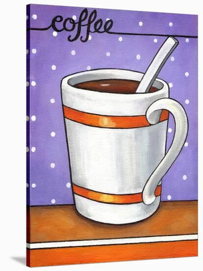 Good Morning Cafe Coffee-Cathy Horvath-Buchanan-Stretched Canvas