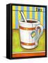 Good Morning Cafe Tea-Cathy Horvath-Buchanan-Framed Stretched Canvas