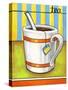 Good Morning Cafe Tea-Cathy Horvath-Buchanan-Stretched Canvas