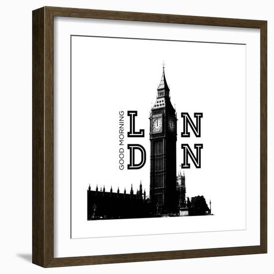 Good Morning London-Emily Navas-Framed Premium Giclee Print