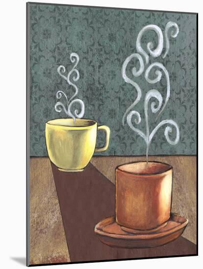 Good Morning Mugs II-Grace Popp-Mounted Art Print