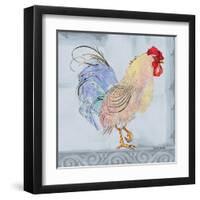 Good Morning Rooster I-Gregory Gorham-Framed Art Print