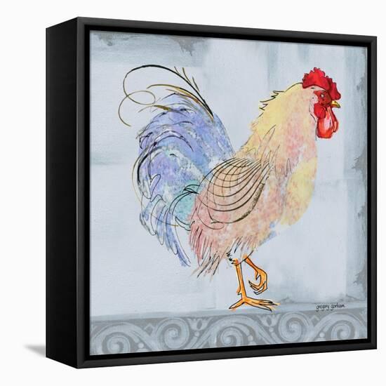 Good Morning Rooster I-Gregory Gorham-Framed Stretched Canvas