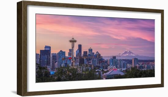 Good Morning, Seattle!-Michael Zheng-Framed Photographic Print