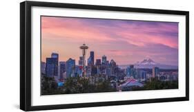 Good Morning, Seattle!-Michael Zheng-Framed Photographic Print