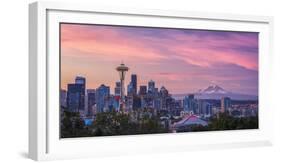 Good Morning, Seattle!-Michael Zheng-Framed Photographic Print