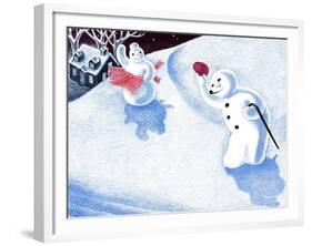 Good Morning Snowman - Jack & Jill-Beth Henninger-Framed Giclee Print