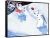 Good Morning Snowman - Jack & Jill-Beth Henninger-Framed Stretched Canvas