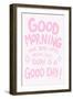 Good Morning-Athene Fritsch-Framed Giclee Print