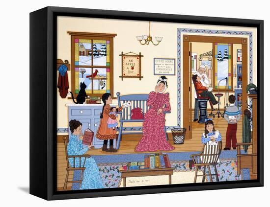 Good News and Bad News-Sheila Lee-Framed Stretched Canvas