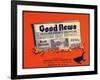 Good News Brand - Los Angeles, California - Citrus Crate Label-Lantern Press-Framed Art Print