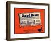 Good News Brand - Los Angeles, California - Citrus Crate Label-Lantern Press-Framed Art Print