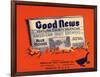 Good News Brand - Los Angeles, California - Citrus Crate Label-Lantern Press-Framed Art Print