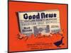 Good News Brand - Los Angeles, California - Citrus Crate Label-Lantern Press-Mounted Art Print