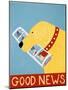 Good News Dog Yellow-Stephen Huneck-Mounted Giclee Print