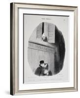 Good Night Darling... If Your Husband Could See Us!-Honore Daumier-Framed Giclee Print