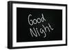 Good Night-airdone-Framed Art Print