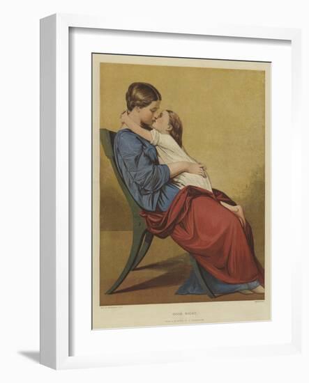 Good Night-Auguste Toulmouche-Framed Giclee Print