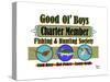 Good Ol Boys Hunting and Fishing Society-Mark Frost-Stretched Canvas