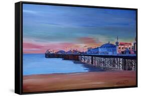 Good Old Brighton Pier East Sussex United Kingdom-Markus Bleichner-Framed Stretched Canvas