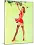 Good Pickin's Pin-Up c1940s-Art Frahm-Mounted Art Print