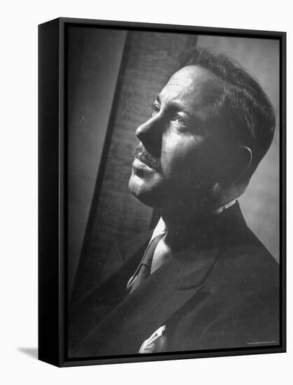 Good Portrait of Author and Playwright Tennessee Williams-W^ Eugene Smith-Framed Stretched Canvas