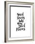 Good Shoes Take You Good Places-Brett Wilson-Framed Art Print