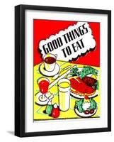 Good Things To Eat-null-Framed Art Print