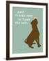 Good Things-Dog is Good-Framed Art Print