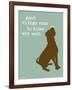 Good Things-Dog is Good-Framed Art Print