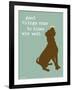 Good Things-Dog is Good-Framed Art Print