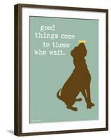 Good Things-Dog is Good-Framed Art Print