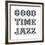 Good Time Jazz-null-Framed Art Print