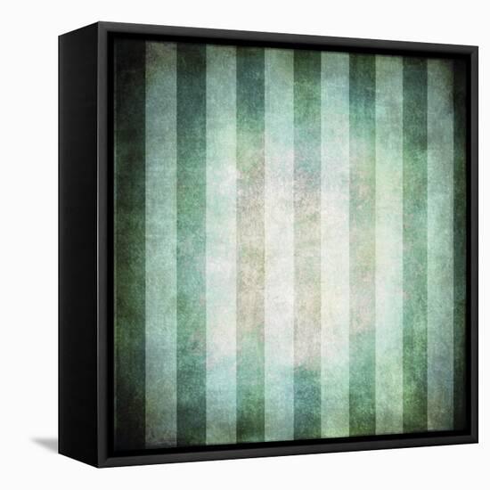 Good Times Beach Stripes-LightBoxJournal-Framed Stretched Canvas