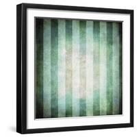 Good Times Beach Stripes-LightBoxJournal-Framed Giclee Print