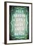 Good Times Love Beach-LightBoxJournal-Framed Giclee Print