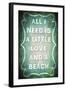 Good Times Love Beach-LightBoxJournal-Framed Giclee Print