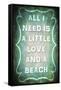 Good Times Love Beach-LightBoxJournal-Framed Stretched Canvas