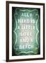 Good Times Love Beach-LightBoxJournal-Framed Giclee Print