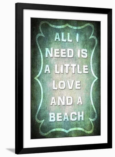 Good Times Love Beach-LightBoxJournal-Framed Giclee Print