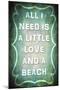 Good Times Love Beach-LightBoxJournal-Mounted Giclee Print