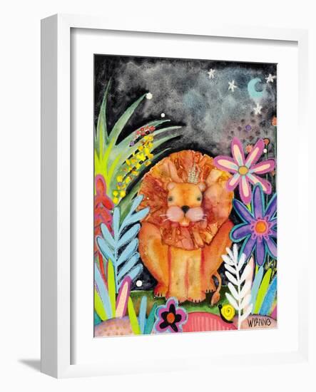 Good to Be King Lion-Wyanne-Framed Giclee Print