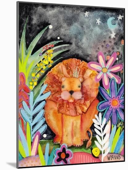 Good to Be King Lion-Wyanne-Mounted Giclee Print
