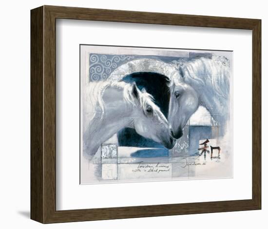 Good to See you again-Horses-Joadoor-Framed Art Print