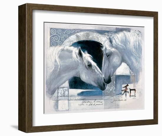 Good to See you again-Horses-Joadoor-Framed Art Print